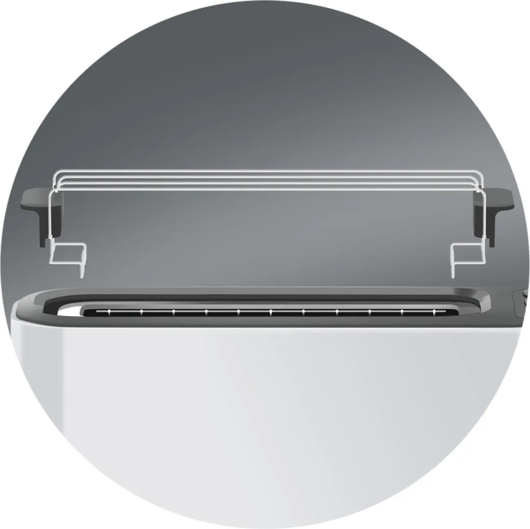 Braun PurEase HT 3010WH Broodrooster - 2 Sandwiches - Wit