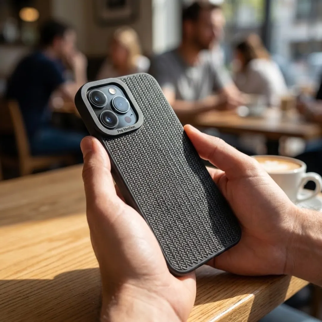 NUVEX iPhone 13 Pro Hoesje Set - Grijs/Zwart