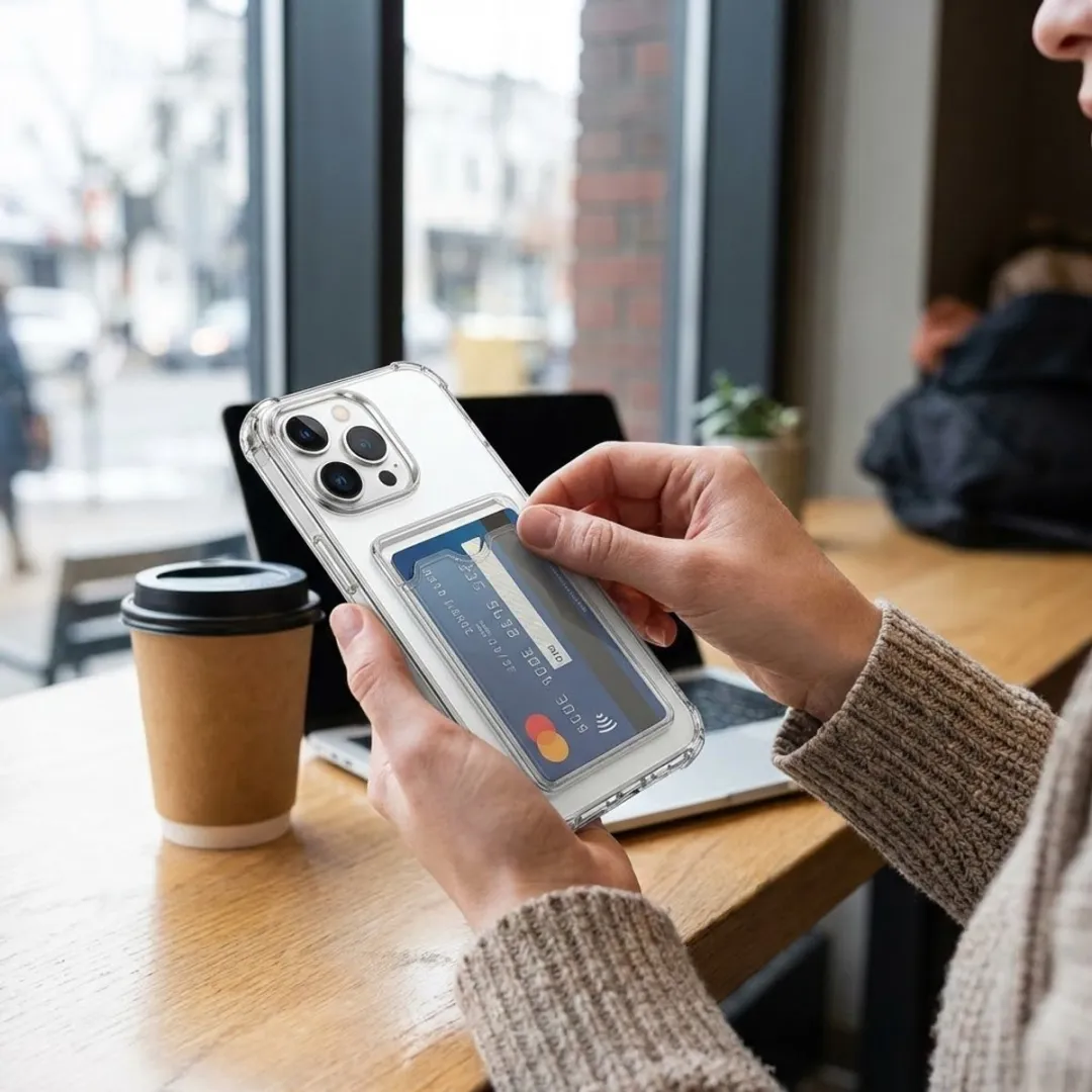 NUVEX iPhone 13 Pro Hoesje Set - Grijs/Zwart - afbeelding 6 van 6