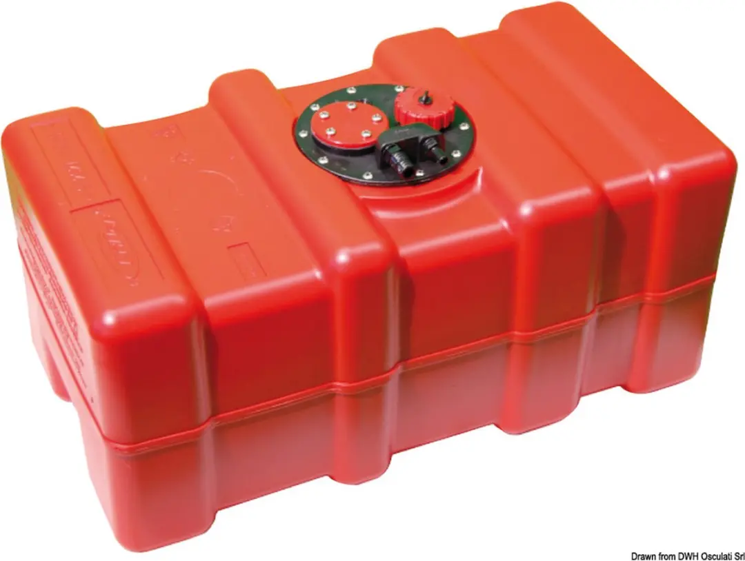 Osculati Eltex oranje 55 liter Brandstoftank