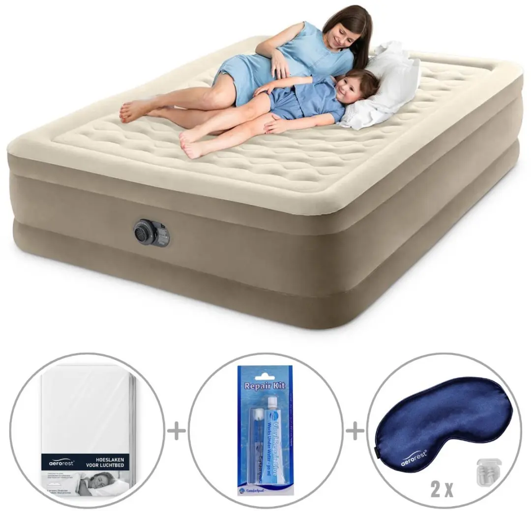 Intex Ultra Plush Luchtbed met ingebouwde pomp