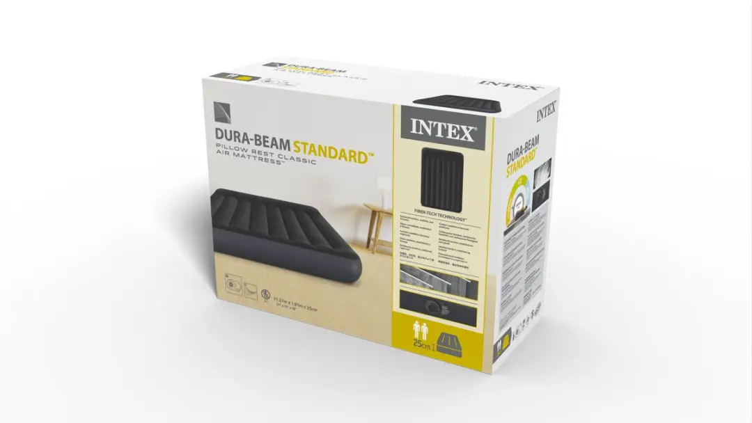 Intex Pillow Rest Classic Luchtbed met pomp - 191 x 137 cm - afbeelding 6 van 6