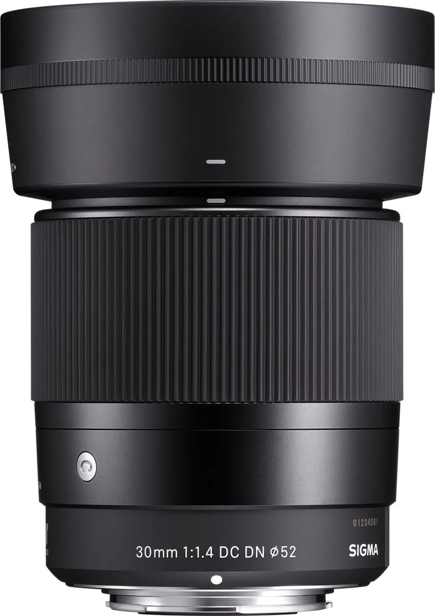 Sigma 30mm F1.4 DC DN Contemporary Fujifilm X Objectief - 52mm