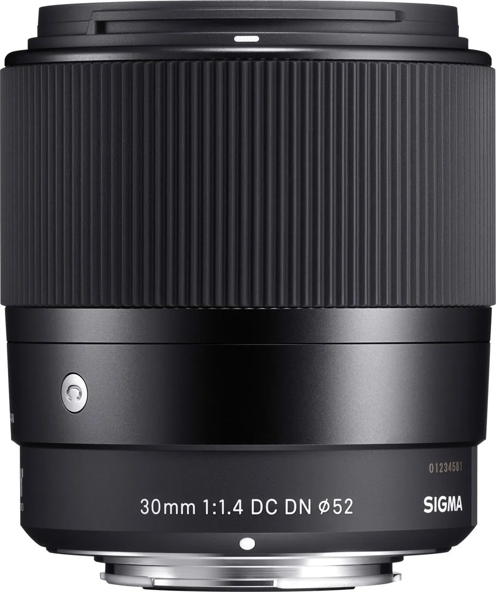 Sigma 30mm F1.4 DC DN Contemporary Fujifilm X Objectief - 52mm