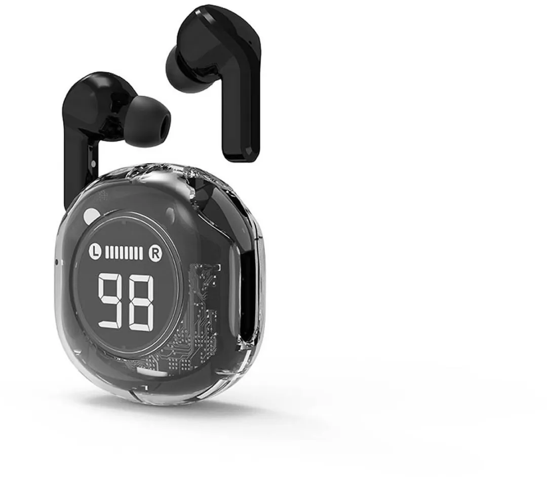 Gembird TWST-01-BK Transparante TWS Oortjes