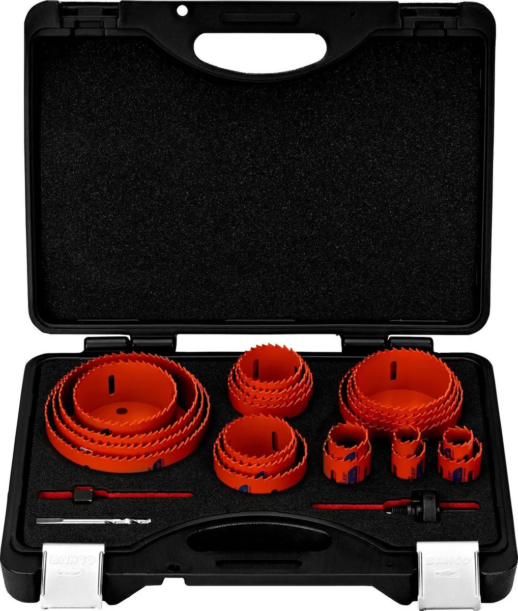 Bahco Gatzagenset Bi-Metaal 25-delig 20-121mm