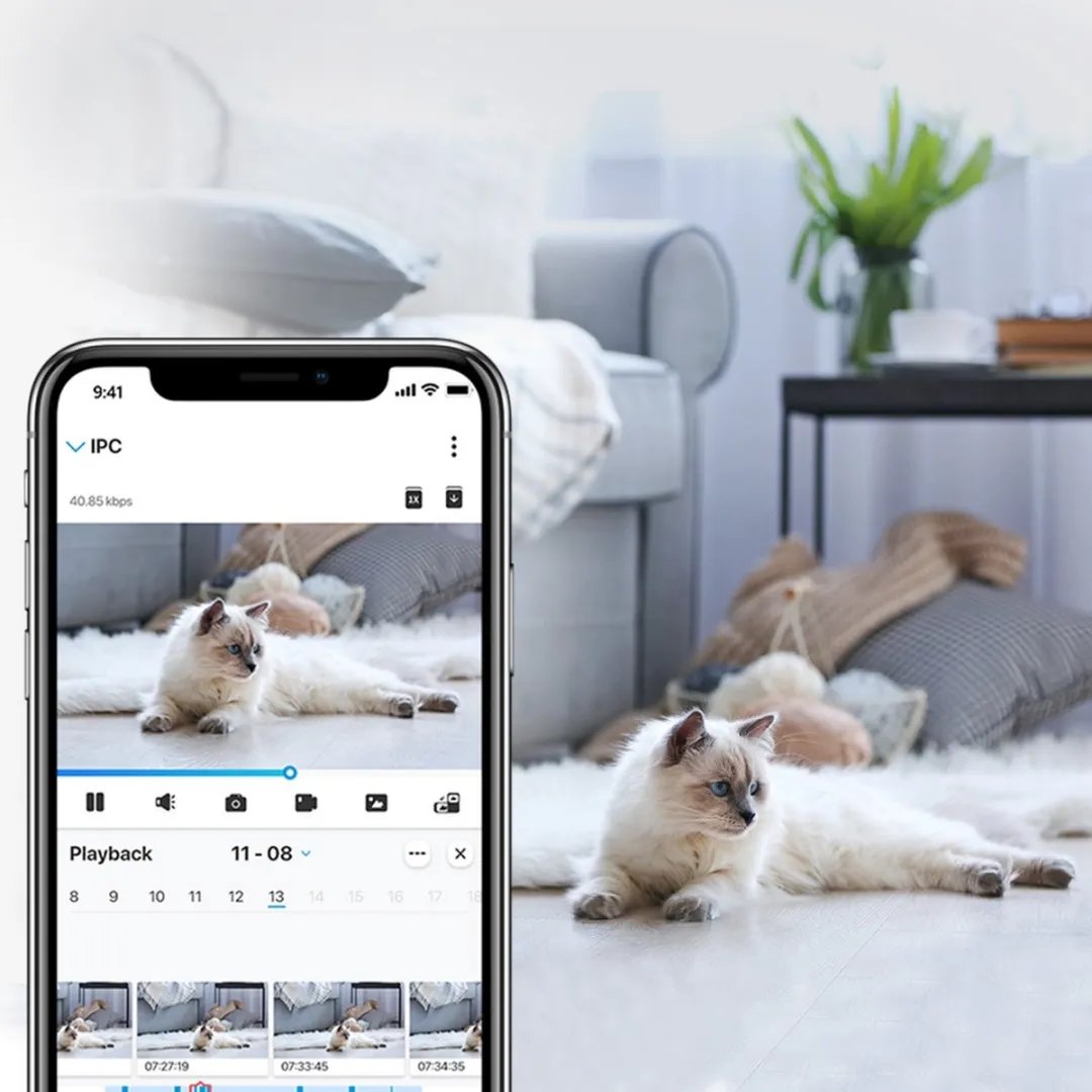 Reolink E1 Pro 5MP PT Camera - Wit