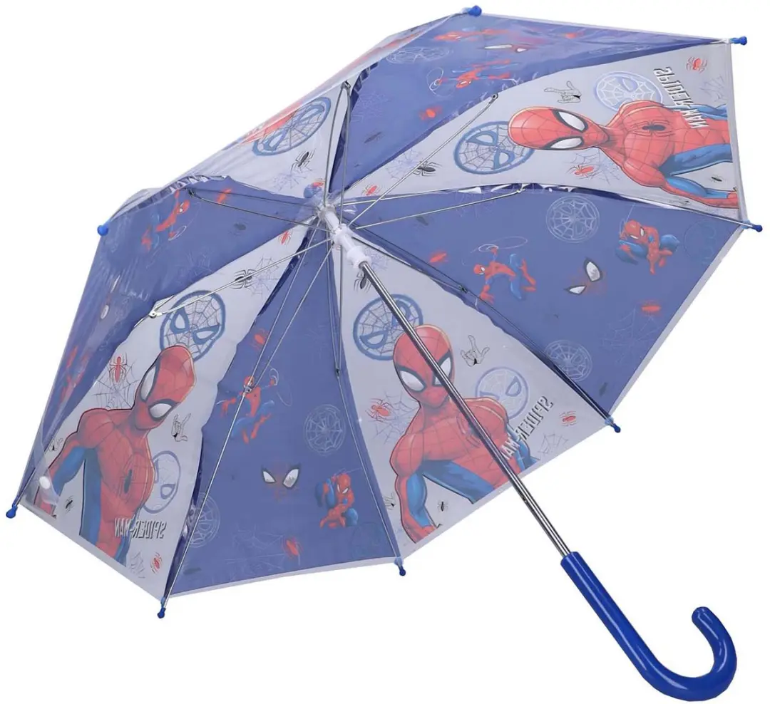 Spider-Man Kinderparaplu - Blauw - Ø71cm - afbeelding 2 van 5