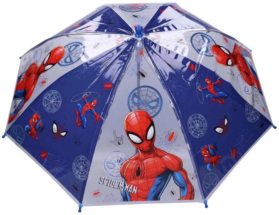 Spider-Man Kinderparaplu - Blauw - Ø71cm - afbeelding 4 van 5