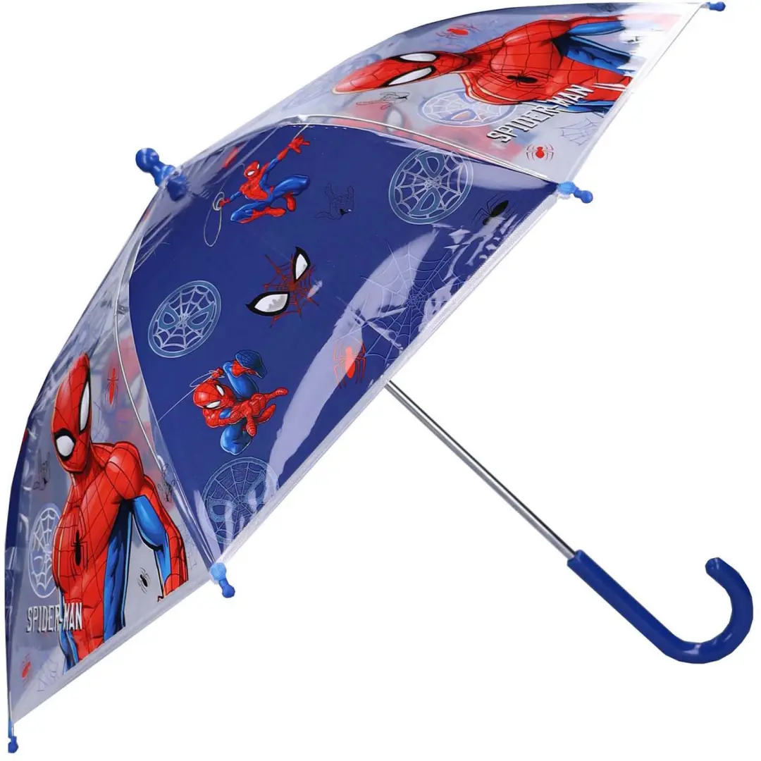 Spider-Man Kinderparaplu - Blauw - Ø71cm - afbeelding 3 van 5