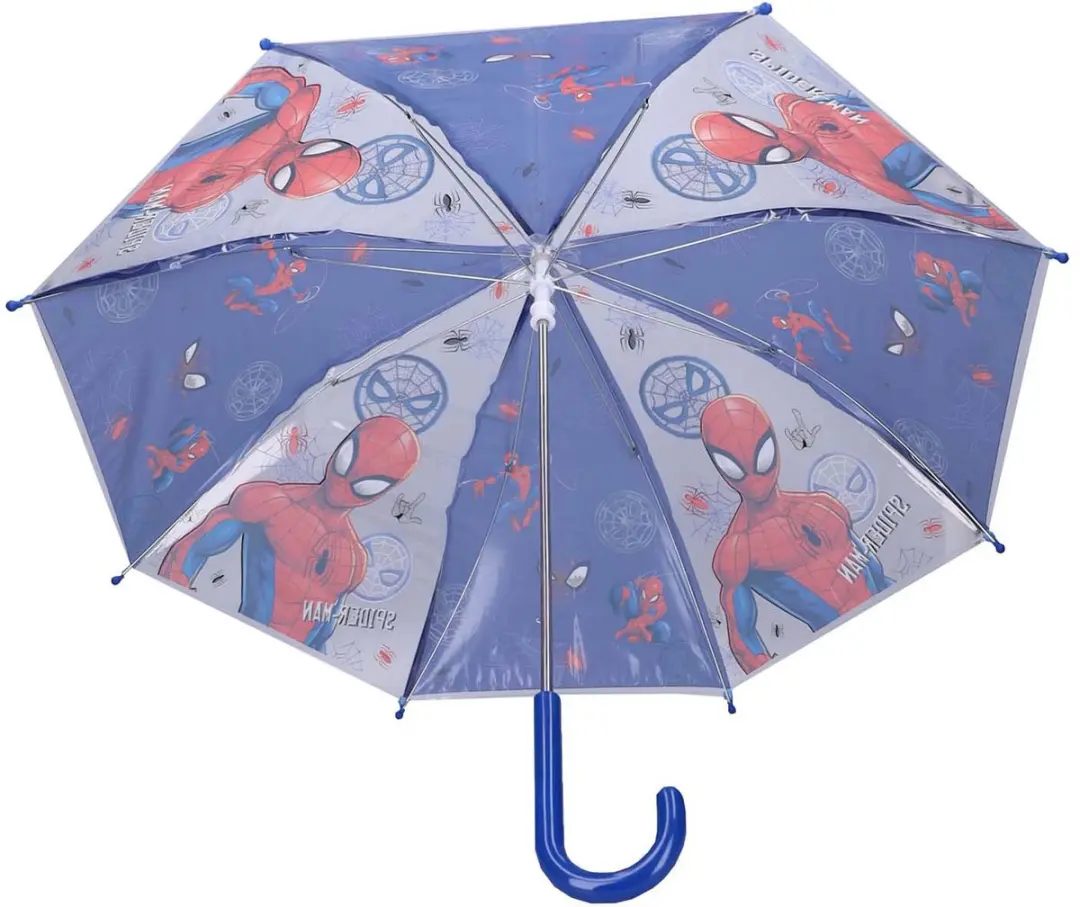 Spider-Man Kinderparaplu - Blauw - Ø71cm - afbeelding 5 van 5