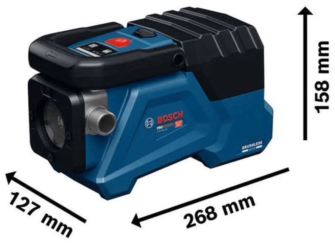 Bosch Professional GTP 18V-28 accu-transportpomp - 2800 l/u - afbeelding 6 van 6