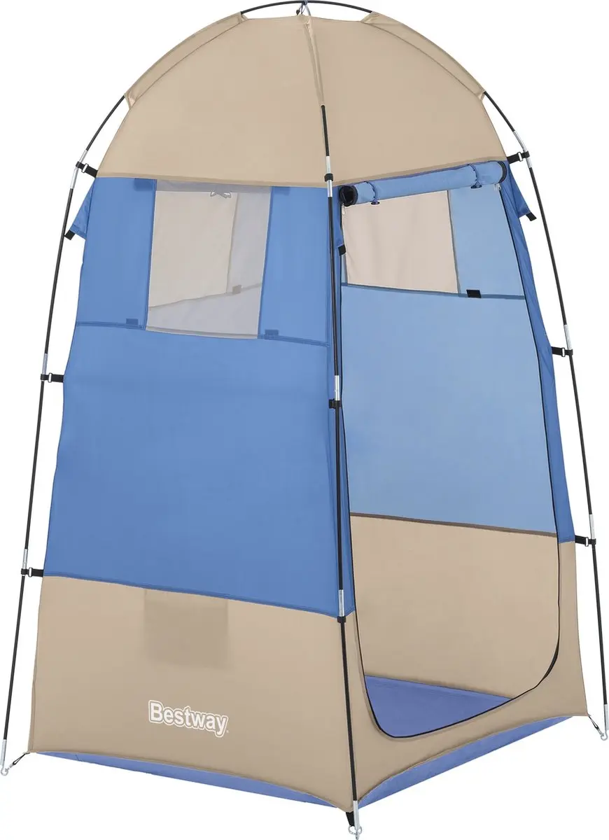 Bestway Station Haven Douchetent - 1,1x1,1x1,9m - Blauw - afbeelding 5 van 6