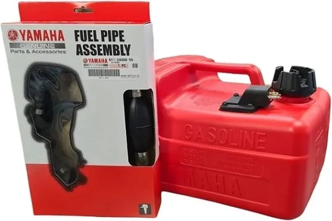 Yamaha brandstof / benzine tank 12l + slang
