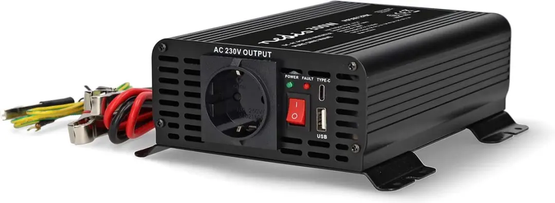Nedis Auto Omvormer 300W 12V - Pure Sinusgolf - afbeelding 5 van 6