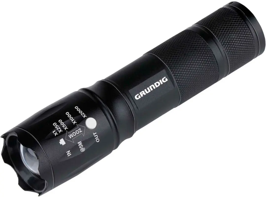 Edco LED Zaklamp 26030 - Zoomfunctie - Zwart - afbeelding 5 van 6