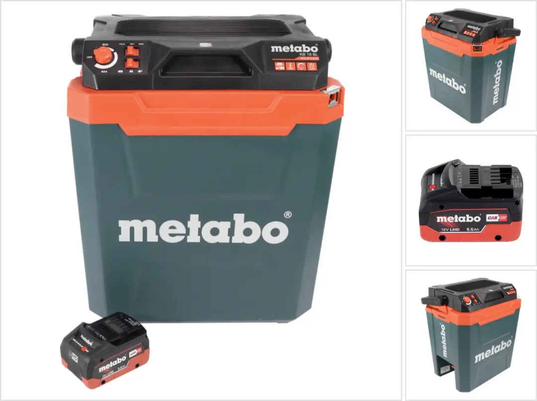 Metabo KB 18 BL accukoeler 18 V met warmhoudfunctie 28 l borstelloos + 1x accu 5