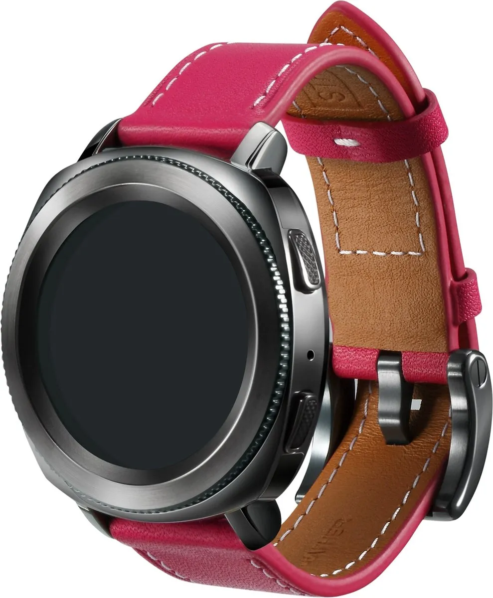 Samsung Leren Bandje Gear Sport - Roze