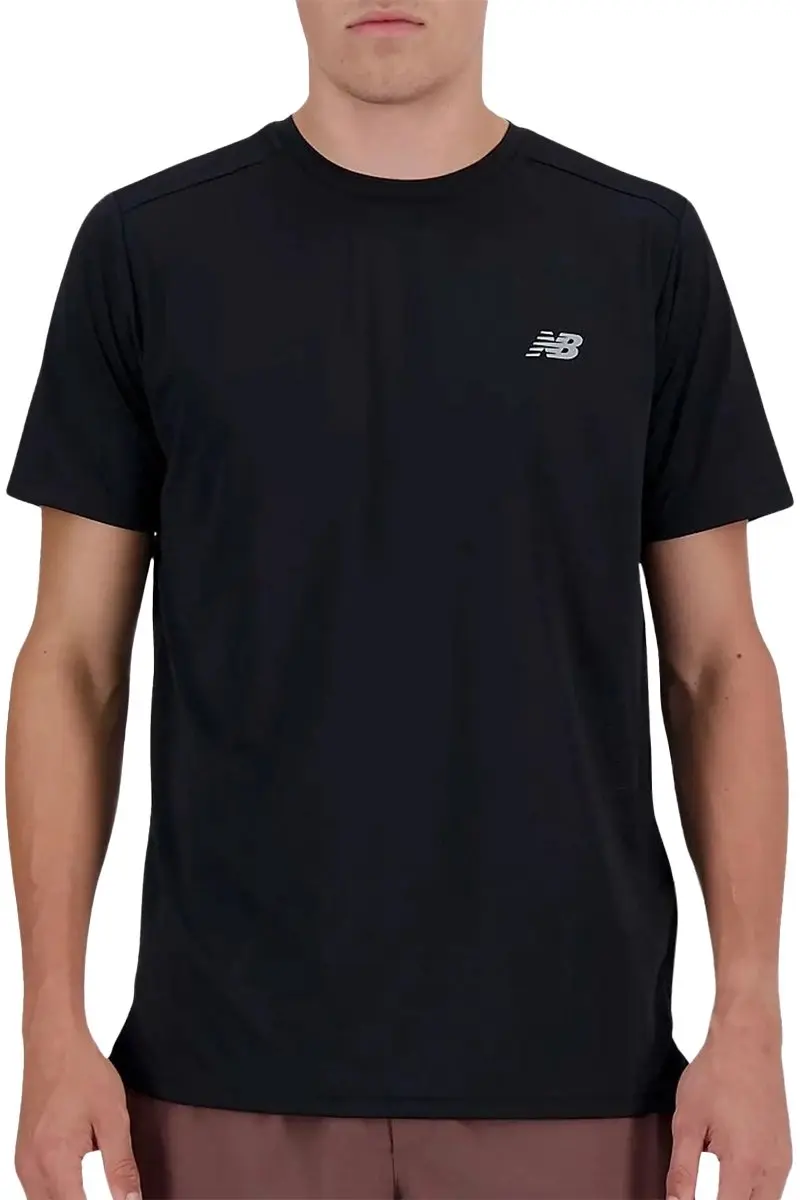New Balance Sport Essential T-Shirt Heren - Zwart