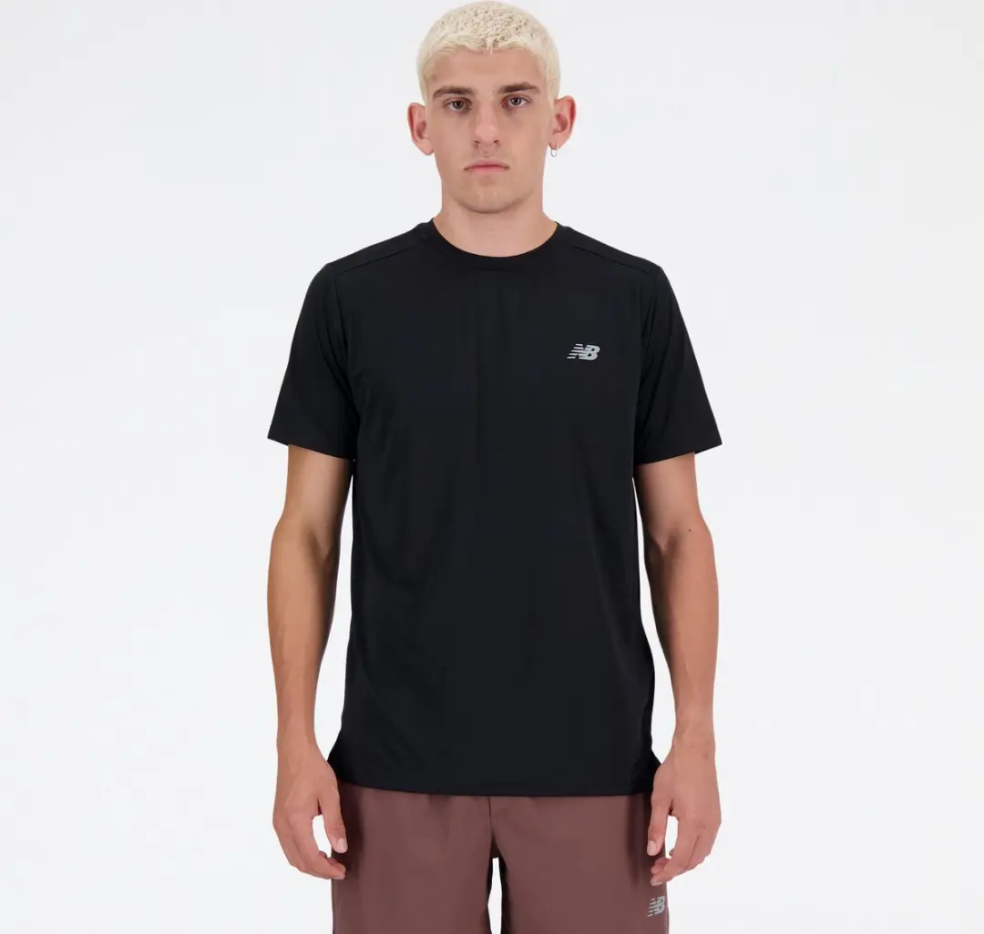 New Balance Sport Essential T-Shirt Heren - Zwart - afbeelding 3 van 6