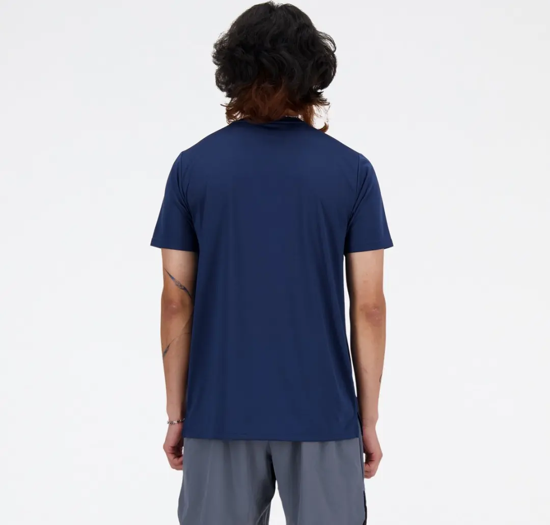 New Balance Sport Essentials T-Shirt Heren - Navy - afbeelding 2 van 4