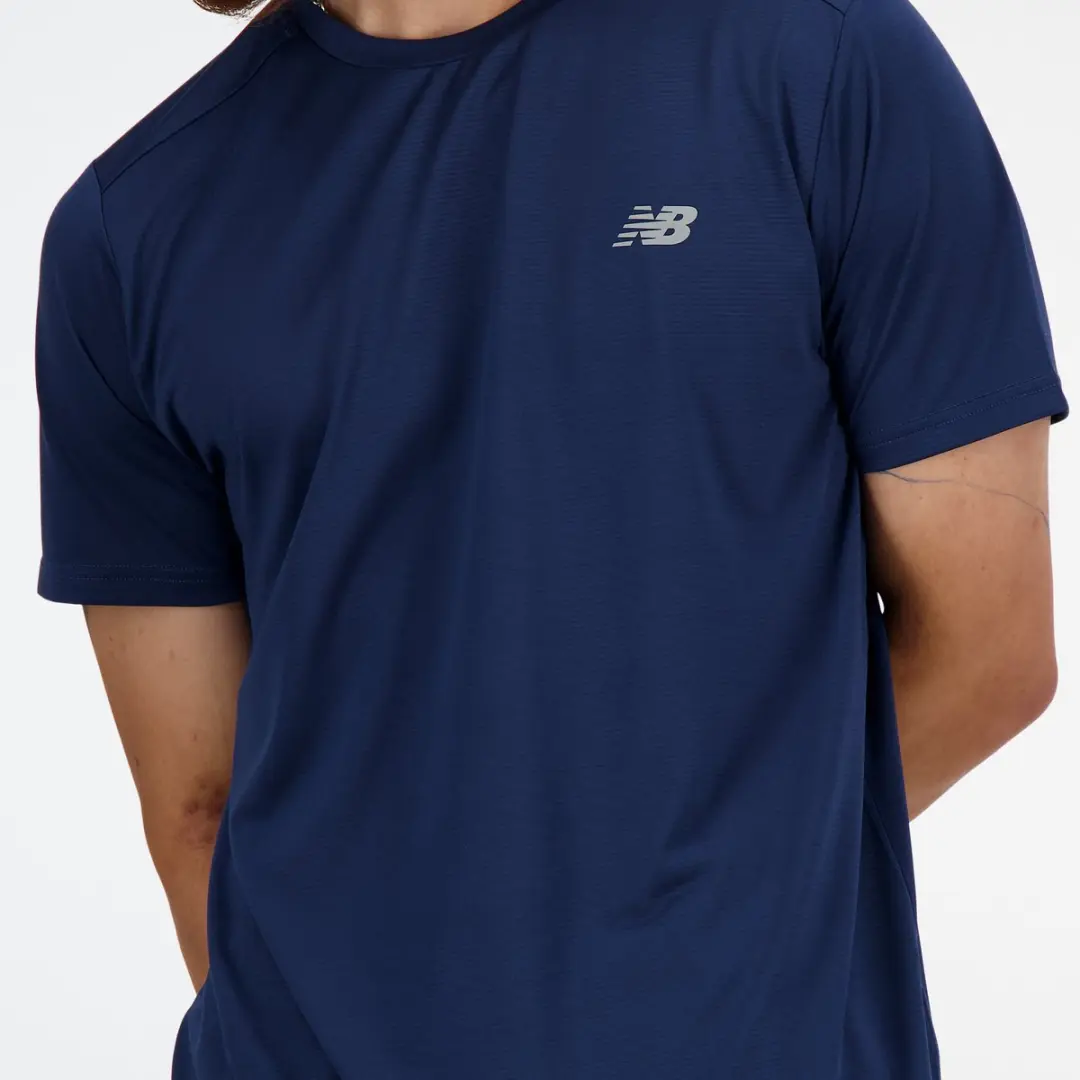 New Balance Sport Essentials T-Shirt Heren - Navy - afbeelding 4 van 4