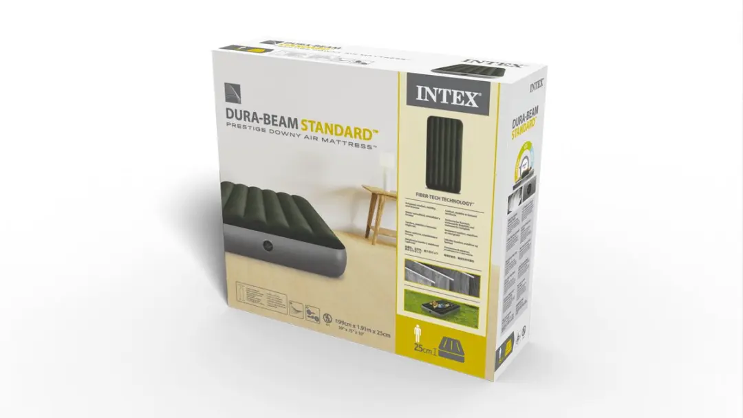 Intex Prestige Downy Luchtbed - 1-persoons - 191x99x22cm - afbeelding 6 van 6