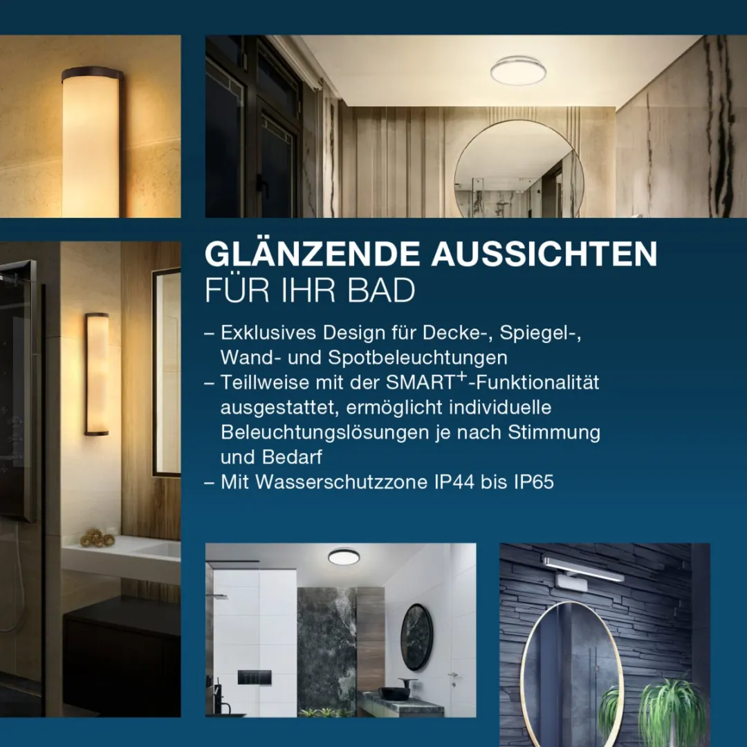 Osram SMART+ Matter Orbis Muurverlichting 400mm Wit - 17W 800lm IP44