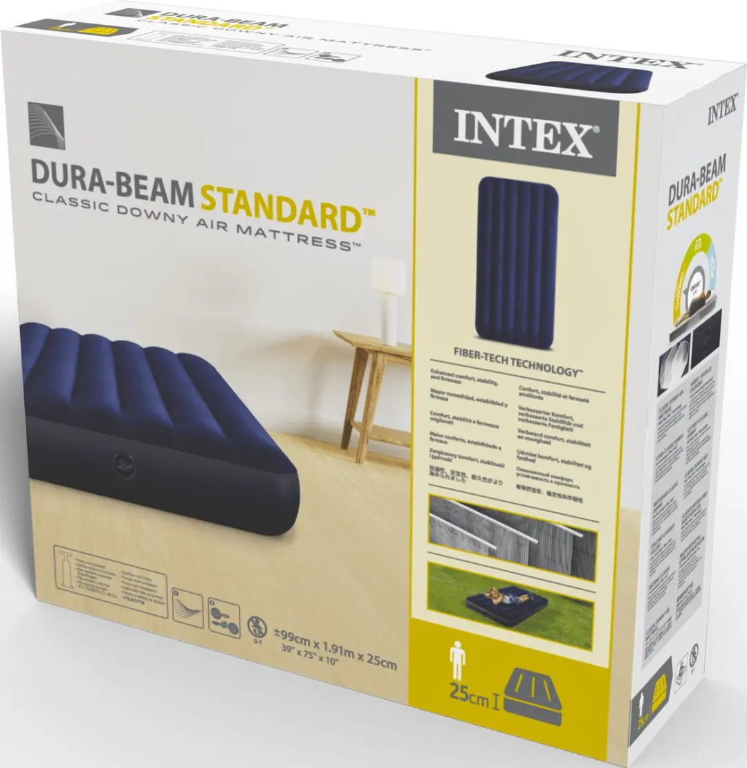 Intex Twin Dura-Beam Classic Downy Luchtbed 191x99cm - afbeelding 5 van 6