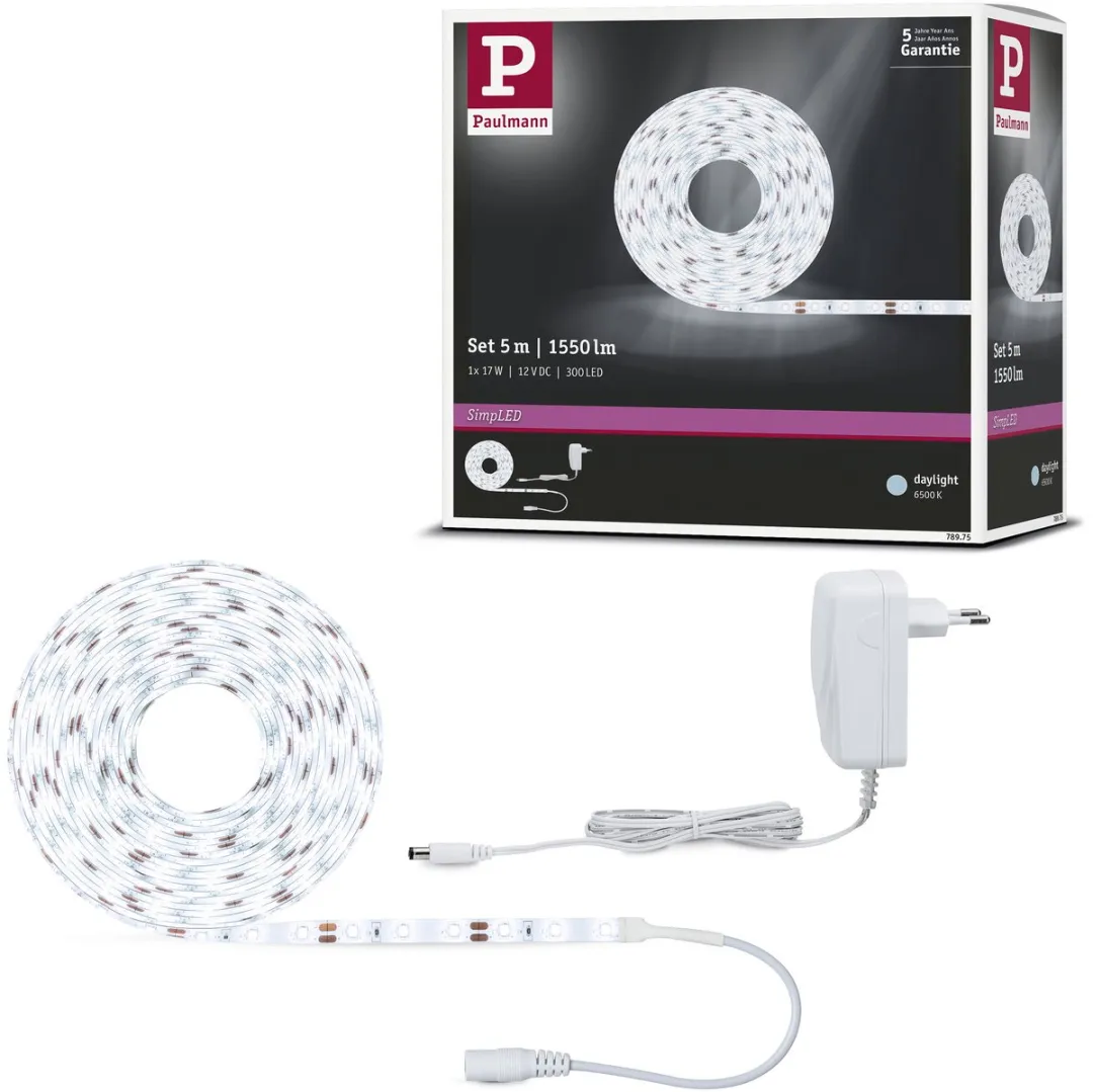Paulmann SimPLED LED Strip 5m Daglichtwit 6500K