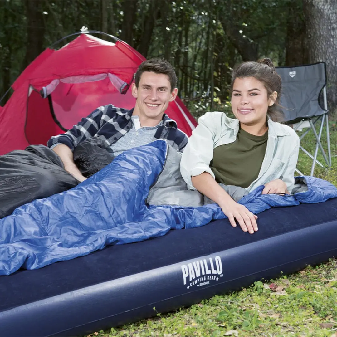 Bestway Pavillo Flocked Luchtbed Queen 67003 - Blauw - afbeelding 6 van 6