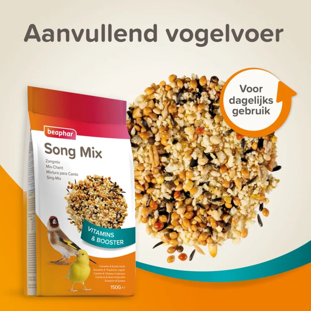 Beaphar Zangmix Voordeelverpakking - 6x150g