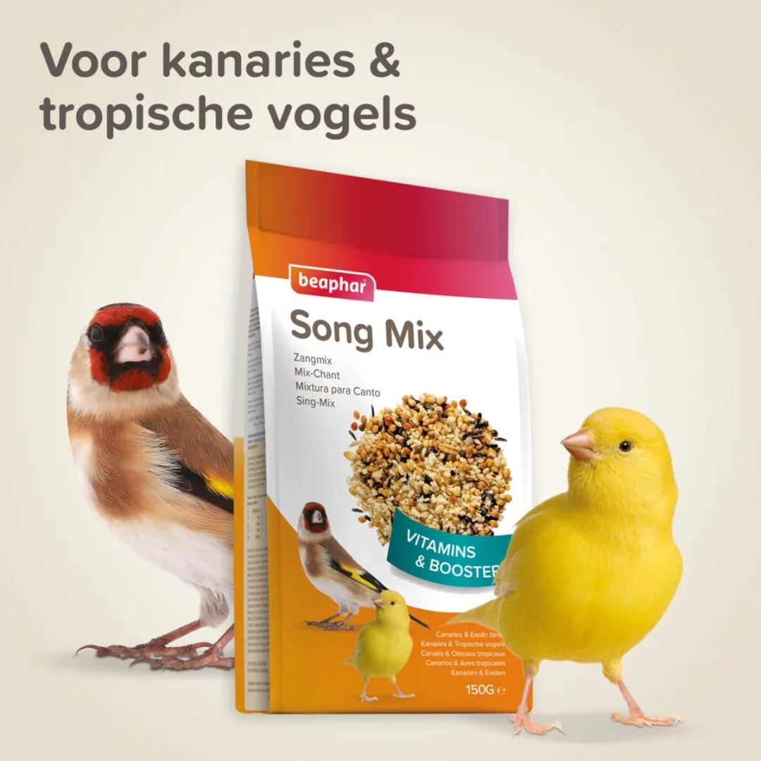 Beaphar Zangmix Voordeelverpakking - 6x150g