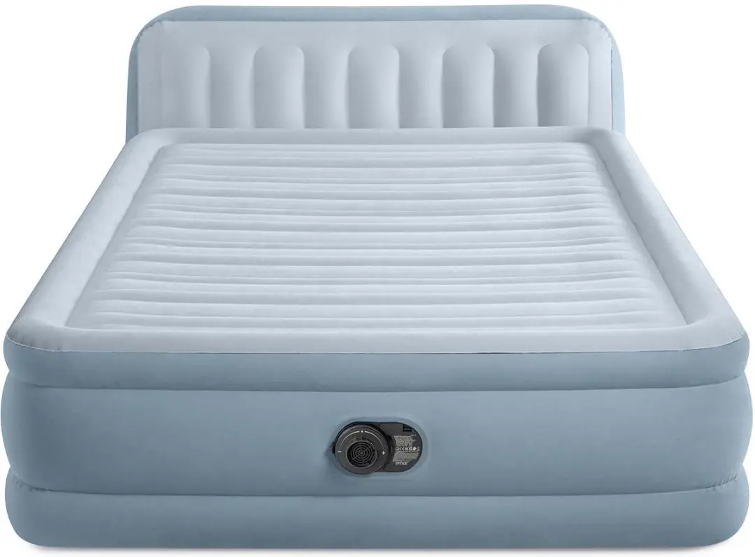 Intex Plush luchtbed met hoofdbord