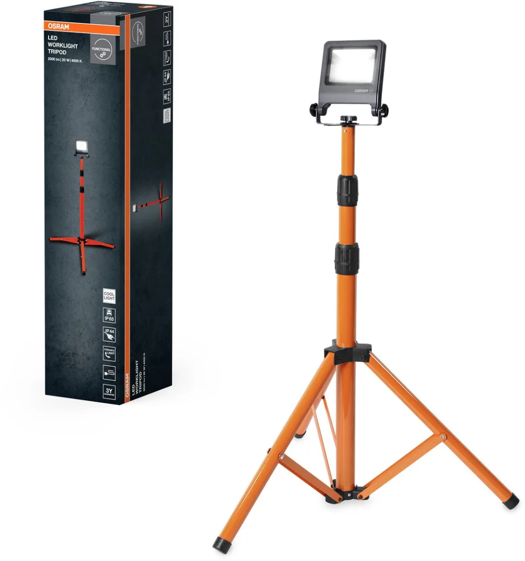 Osram LED Worklight Statief 20W 4000K - IP65
