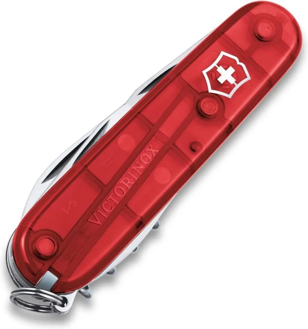 Victorinox Spartan Zakmes 1.3603.T - Transparant Rood - afbeelding 4 van 6