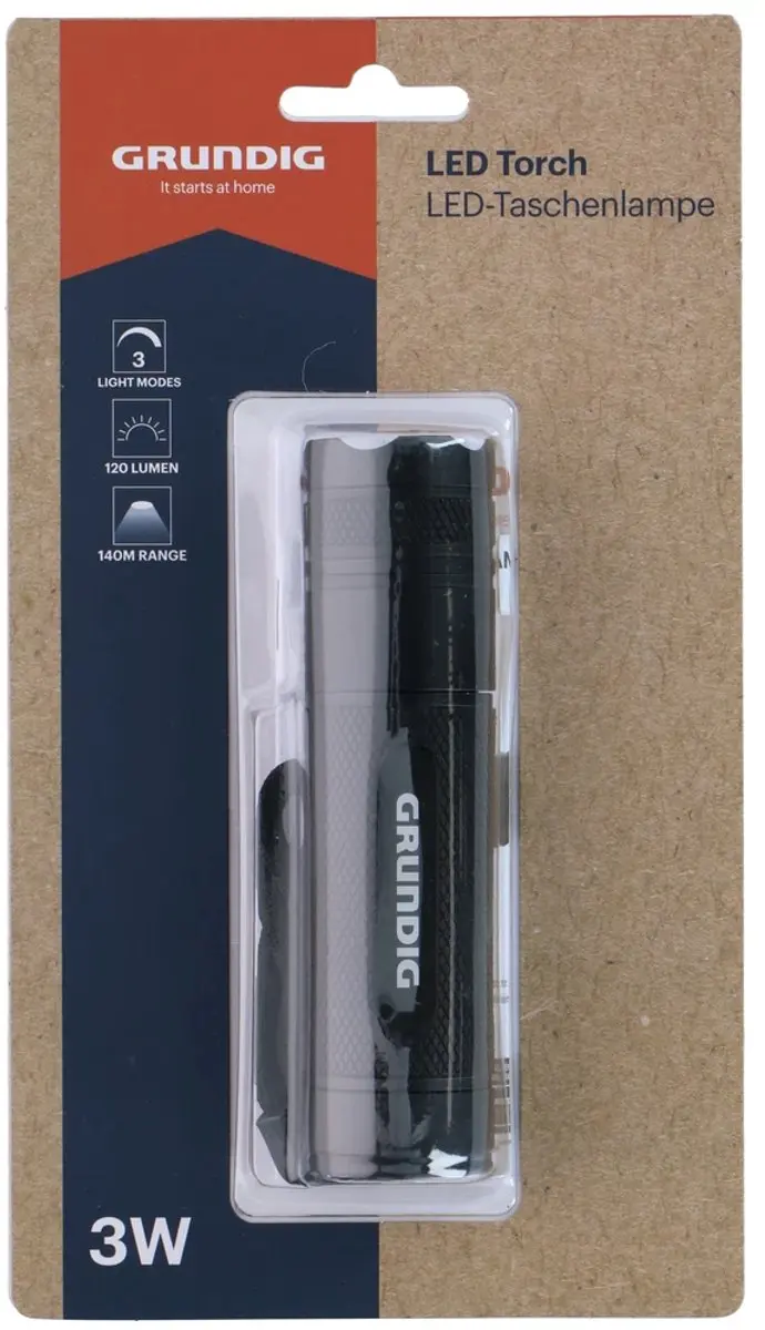 Grundig LED Zaklamp 3W