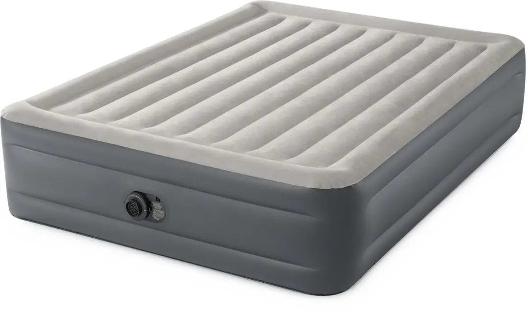 Intex Queen Essential Rest Luchtbed - 203x152x46cm - Grijs - afbeelding 2 van 6