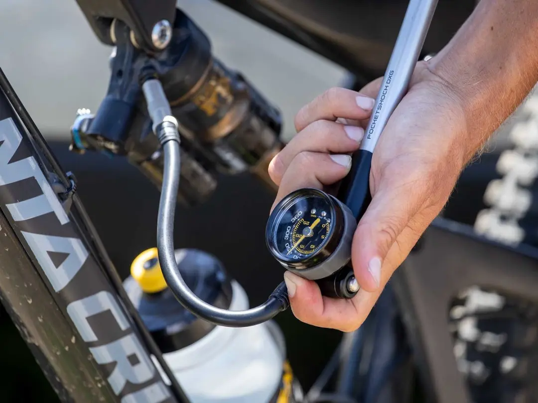 Topeak PocketShock DXG XL TPSDXG-XL2 Handpomp - Zwart/Zilver - afbeelding 3 van 4
