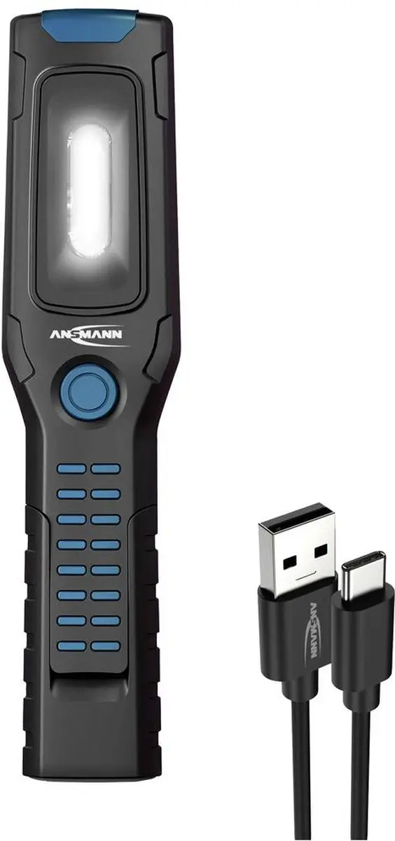 Ansmann IL300R LED Werkplaatslamp - Zwart/Rood - afbeelding 6 van 6