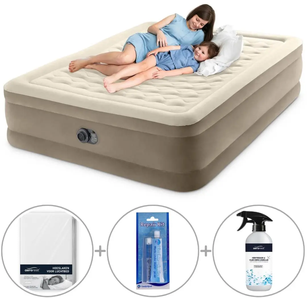 Intex Ultra Plush Luchtbed met ingebouwde pomp