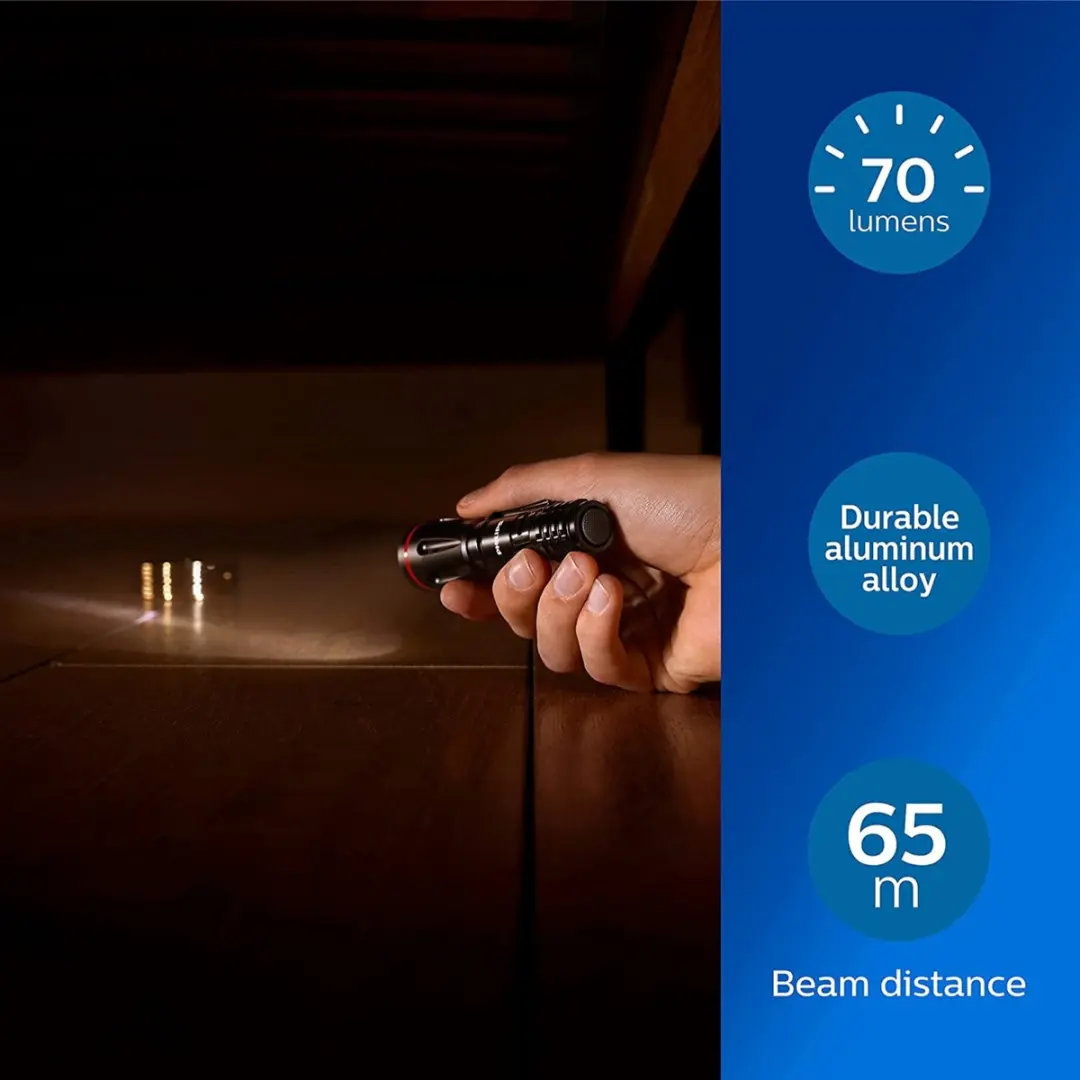 Philips SFL1001P/10 LED-zaklamp - 160 lumen - Zwart - afbeelding 5 van 6