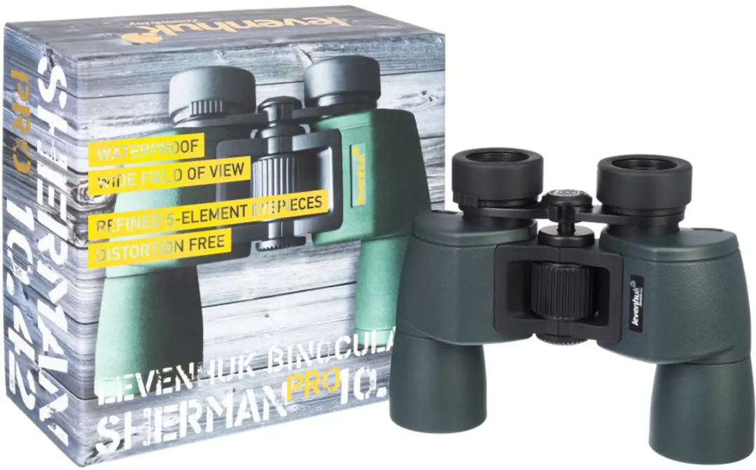 Levenhuk Sherman PRO 10x42 Verrekijker - afbeelding 4 van 6
