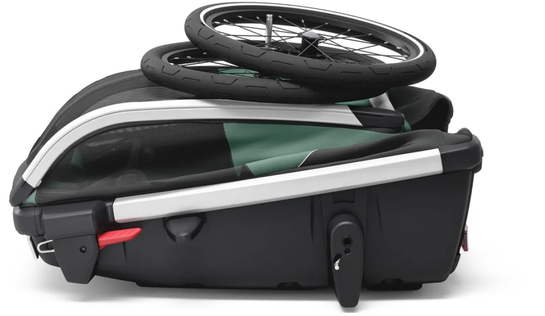 Thule Fietskar Bexey Hondenfietskar 79x70x90cm - Groen/Zwart/Aluminium