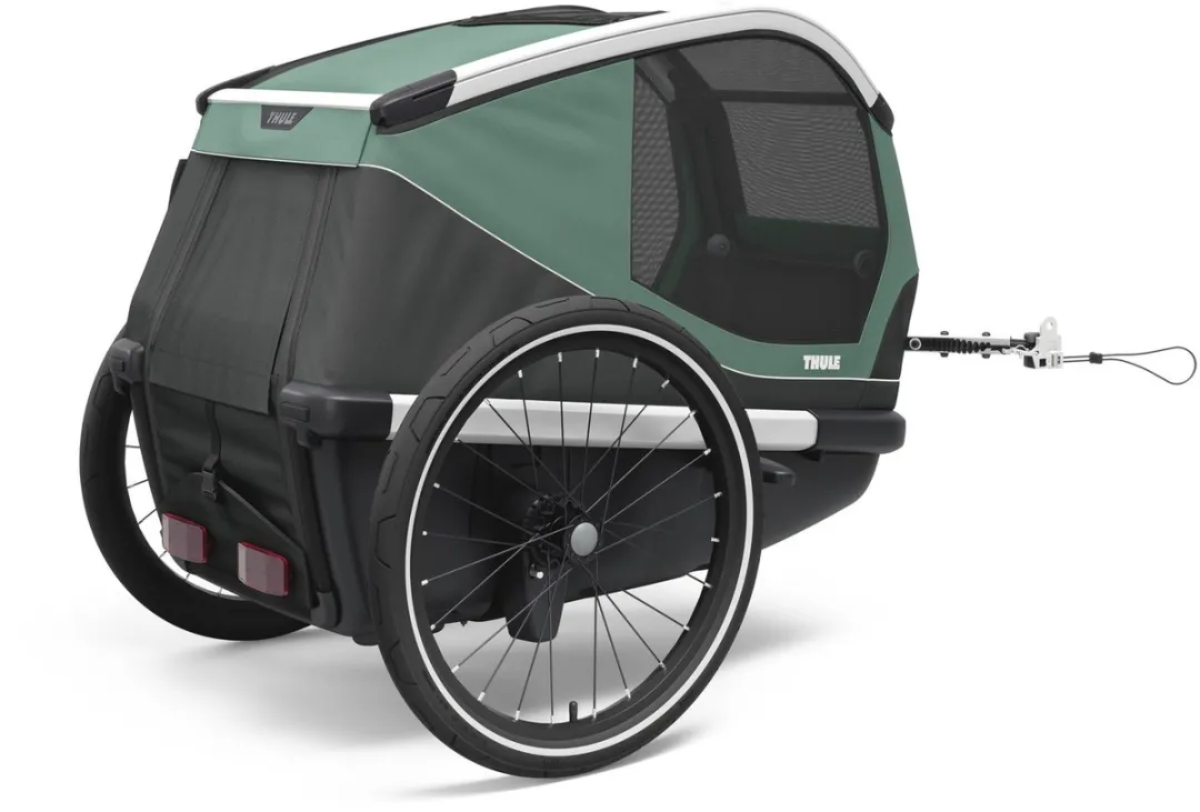 Thule Fietskar Bexey Hondenfietskar 79x70x90cm - Groen/Zwart/Aluminium