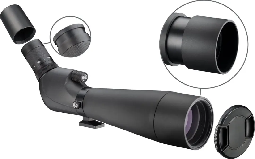 BRESSER Corvette 20-60x80 Spotting Scope 4321001 - Zwart - afbeelding 2 van 6