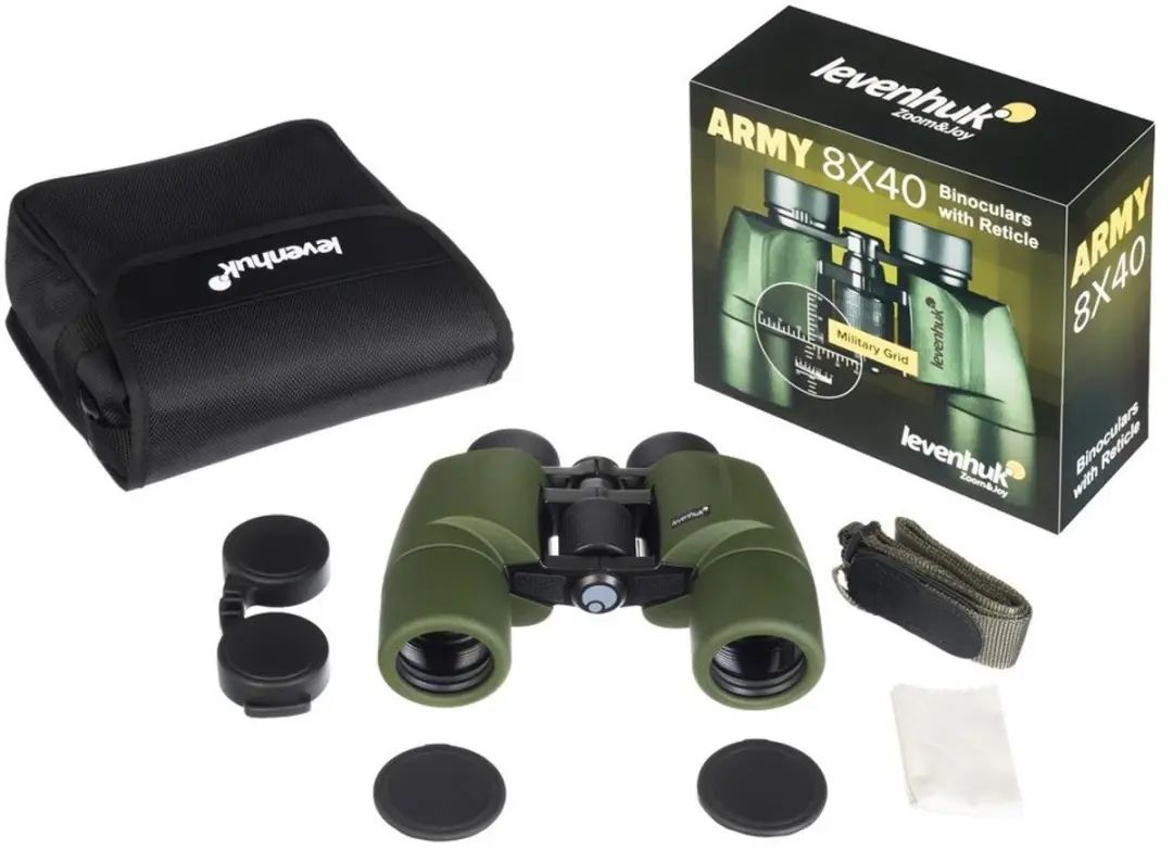 Levenhuk Army 8x40 Verrekijker L-81931 - Groen - afbeelding 5 van 6