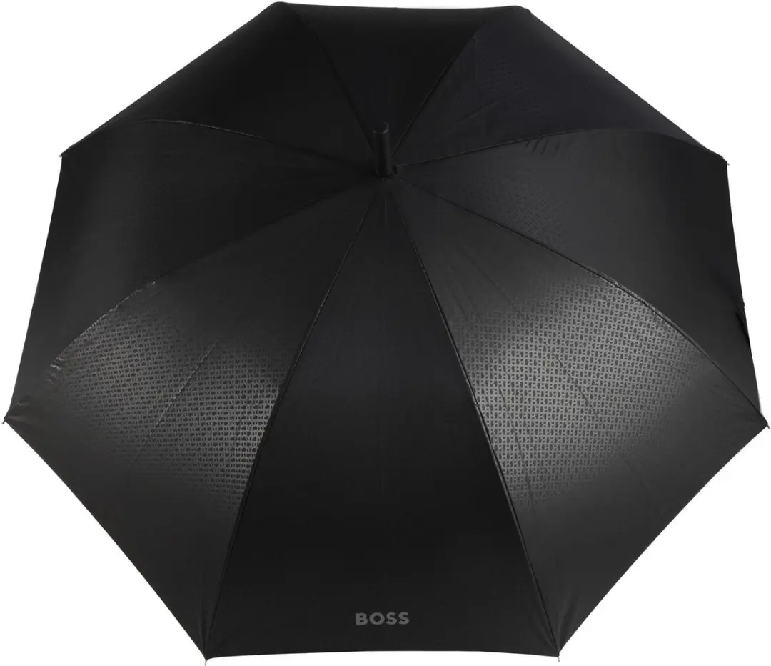 HUGO BOSS Double B Paraplu HUN520D - Ø115cm - Zwart - afbeelding 2 van 6
