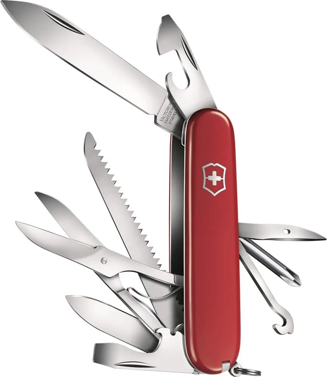 Victorinox Fieldmaster Zwitsers Zakmes 1.4713 - 15 Functies - Rood - afbeelding 4 van 5