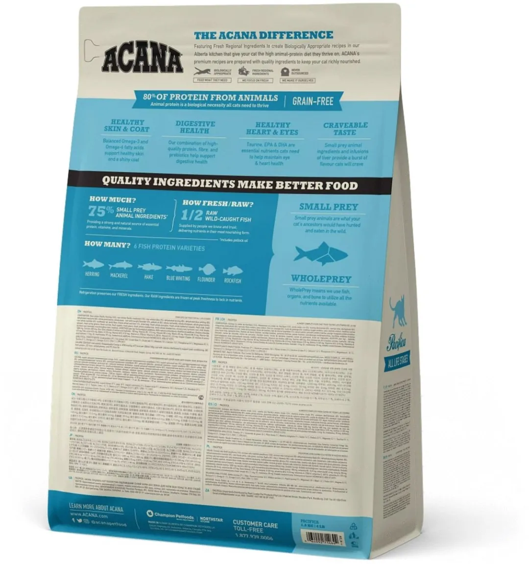 Acana All Life Stages Pacifica Kattenvoer 1.8kg